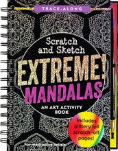 Load image into Gallery viewer, Scratch &amp; Sketch Extreme Mandalas (Trace Along) (Scratch and Sketch Trace-Along) Spiral-bound