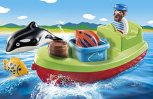 Load image into Gallery viewer, Playmobil Fisherman with Boat
