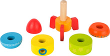 Load image into Gallery viewer, Small Foot - Colorful Wooden Stacking Rocket