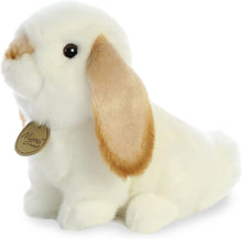 Load image into Gallery viewer, Aurora Plush - Miyoni - 8" Lop Eared Rabbit with Tan Ears, White and Tan Stuffed Animal
