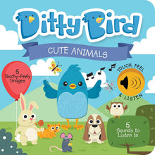 Load image into Gallery viewer, DITTY BIRD Baby Sound Book: Cute Animals Touch and Feel Sound Book