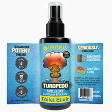 Load image into Gallery viewer, Turdpedo Toilet Elixir (Toilet Spray) by Turdcules