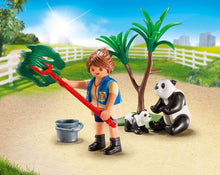 Load image into Gallery viewer, PLAYMOBIL Panda Caretaker Carry Case