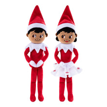 Load image into Gallery viewer, The Elf on the Shelf 12" Plushee Pal Snuggler Elf Dark Tone Girl &amp; Boy