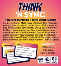 Load image into Gallery viewer, Gamewright Think 'n' Sync Party Game