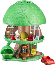 Load image into Gallery viewer, Timber Tots Tree House, Interactive Self-Contained Playhouse &amp; Timber Tots Forest Friends - 7 Additional Figures