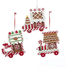 Load image into Gallery viewer, Kurt Adler Gingerbeard Christmas Ornament Assortment Set of 7