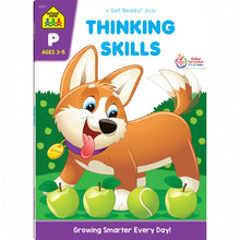 Load image into Gallery viewer, School Zone Thinking Skills Preschool Workbook for Ages 3-5, 64 Pages by Joan Hoffman (Paperback)