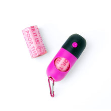 Load image into Gallery viewer, Modern Monkey Poop There It Is 2-in-1 Flashlight and Doggie Bag Dispenser - Assorted Colors