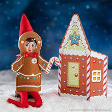 Load image into Gallery viewer, The Elf on the Shelf Claus Couture Winter Wonderland Set: Frosted Fishing Hut and Jolly Gingerbread Activity Set, with Exclusive Joy Travel Bag