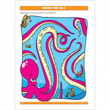 Load image into Gallery viewer, School Zone Mazes Activity Workbook for Ages 4-6, 64 Pages by Joan Hoffman (Paperback)