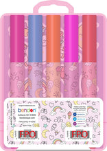 Load image into Gallery viewer, Bendon Unicorns Carry Along Plastic Case