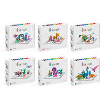 Load image into Gallery viewer, Hey Clay Complete Starter Pack of 6 Colorful Modeling Air-Dry Clay for Kids with Interactive App