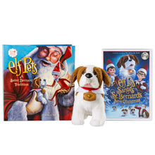 Load image into Gallery viewer, The Elf on the Shelf Christmas Tradition Pets St. Bernard &amp; DVD Santa's St. Bernards Save Christmas