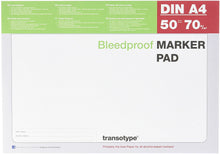 Load image into Gallery viewer, Transotype Bleed Proof Alcohol Marker Pad, A4, 50 Sheets