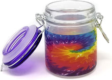 Load image into Gallery viewer, Airtight Glass Storage Jar: Tie Dye - MEDIUM