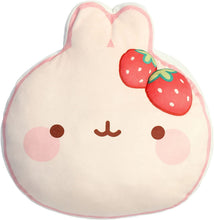 Load image into Gallery viewer, Aurora - Molang - 14" Squishy Strawberry Molang Macaron