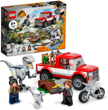 Load image into Gallery viewer, LEGO Jurassic World Blue &amp; Beta Velociraptor Capture Dinosaur Building Toy Set