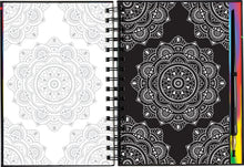 Load image into Gallery viewer, Scratch &amp; Sketch Extreme Mandalas (Trace Along) (Scratch and Sketch Trace-Along) Spiral-bound