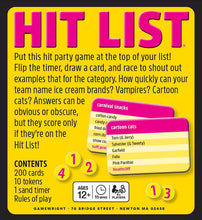 Load image into Gallery viewer, Gamewright Party Game Set of 3: That's It!, Splurt and Hit List with Drawstring Giftbag