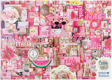 Load image into Gallery viewer, Cobble Hill Pink Jigsaw Puzzle (1000 Piece)