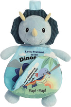 Load image into Gallery viewer, Ebba - Soft Books 9" Story Pals Let's Pretend to Be Dinosaurs