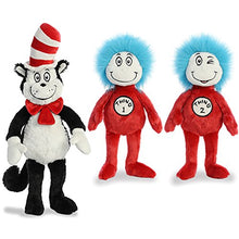 Load image into Gallery viewer, Aurora Plush Bundle of 3, 20" Cat in the Hat, and 12" Thing 1 &amp; 12" Thing 2