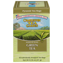 Load image into Gallery viewer, Charleston Tea Garden Wadmalaw Island Green Tea Pyramids 12 Teabags