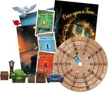 Load image into Gallery viewer, EXIT: The Game Beginner Set of 4: Theft on The Mississippi, The Stormy Flight, The Cemetery of The Knight, and The Enchanted Forest with Myriads Drawstring Bag