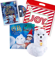Load image into Gallery viewer, The Elf on the Shelf Set: An Arctic Fox Tradition &amp; A Fox Cub Christmas Tale DVD, Exclusive Joy Bag