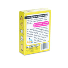 Load image into Gallery viewer, Taco Cat Goat Cheese Pizza Card Game