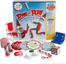 Load image into Gallery viewer, The Elf on the Shelf Play Bundle: Light Boy Elf, Silly Snowman, Reindeer, DVD &amp; Scout Elves at Play