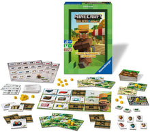 Load image into Gallery viewer, Ravensburger Minecraft: Builders &amp; Biomes - Farmer's Market Expansion Strategy Board Game Ages 10 &amp; Up