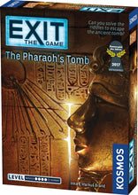 Load image into Gallery viewer, EXIT: The Game World Mystery Set – The Pharaoh’s Tomb, The Stormy Flight, and Theft on the Mississippi with Drawstring Bag