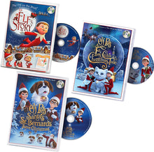 Load image into Gallery viewer, The Elf on the Shelf DVD Complete Pack: An Elf's Story,St. Bernards Save Christmas, A Fox Cub's Tale