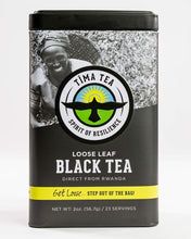 Load image into Gallery viewer, Tima Tea Gourmet Tin Set: Organic Fair Trade Black Orange Pekoe &amp; Silver Teas With Gift Bag