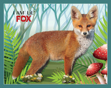 Load image into Gallery viewer, Madd Capp Puzzles Jr. - I AM LiL' FOX Animal-Shaped Jigsaw Puzzle, 100 Pieces