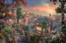 Load image into Gallery viewer, Kinkade Fantasia, Lady &amp; The Tramp, Winnie The Pooh, Tangled Disney Collection Jigsaw Puzzle 2000 Pc