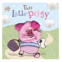 Load image into Gallery viewer, This Little Piggy Chunky Board Book with Finger Puppet