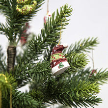Load image into Gallery viewer, Kurt Adlery Mini Tree Christmas Decoration and Silver Tree-Topper Set