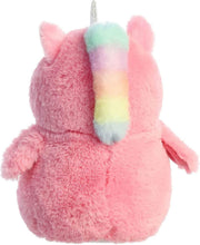 Load image into Gallery viewer, Aurora PomPom Penguin Holiday Bundle: PomPom Santa, Dragon and Unicorn, with Drawstring Bag