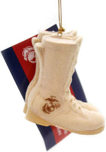 Load image into Gallery viewer, Kurt Adler 2.75" Resin U.S. Marine Corps® Combat Boots Ornament