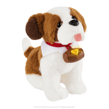 Load image into Gallery viewer, The Elf on the Shelf Elf Pets: A St Bernard Pet with Plushee Mini-Pal and Exclusive Joy Travel Bag