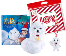 Load image into Gallery viewer, The Elf on the Shelf Elf Pets: an Arctic Fox with Plushee Mini-Pal and Exclusive Joy Travel Bag