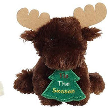 Load image into Gallery viewer, Aurora Christmas Holiday Bits 5" Plushie 3 Pack: Penguin, Moose, and Arctic Pup