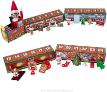 Load image into Gallery viewer, The Elf on the Shelf North Pole Advent Calendar Train, 4 Merry Mini Mystery Bags &amp; Exclusive Joy Bag