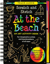 Load image into Gallery viewer, Scratch and Sketch - At the Beach: An Art Activity Book