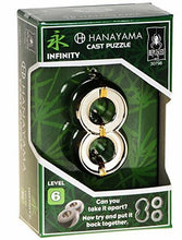 Load image into Gallery viewer, BePuzzled Hanayama Infinity Cast-Metal Brain Teaser Puzzle, Level 6