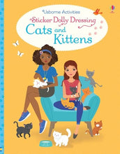 Load image into Gallery viewer, Usborne Sticker Dolly Dressing Cats and Kittens Activity Book
