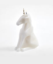 Load image into Gallery viewer, PyroPet Einar White Scented Candle Mandarin, Cinnamon and Vanilla